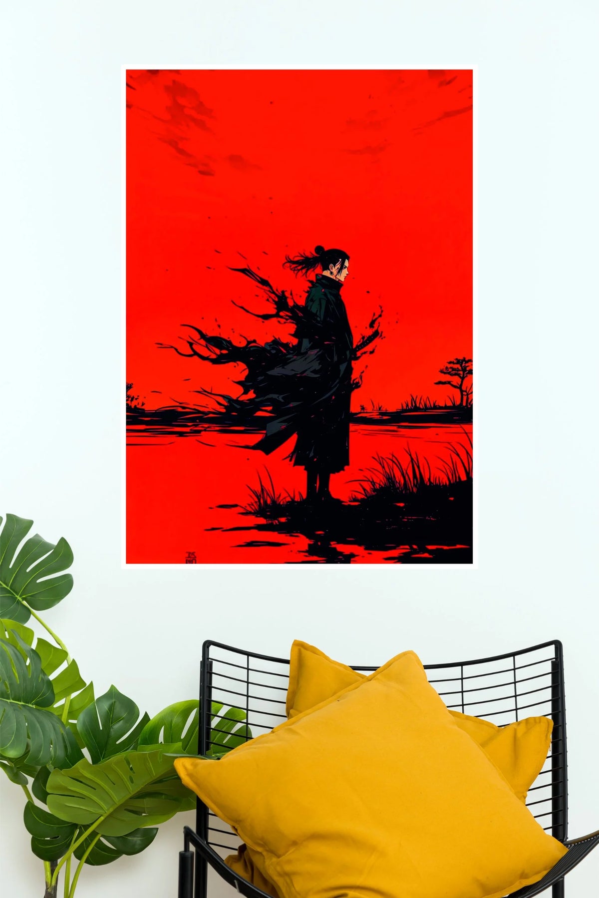 Takashi Crimson Shadow Warrior Poster | The Poster Valley