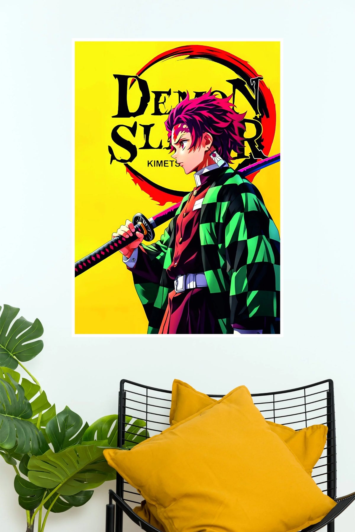 Tanjiro Kamado Demon Slayer Warrior Wall Poster  (Anime Posters)