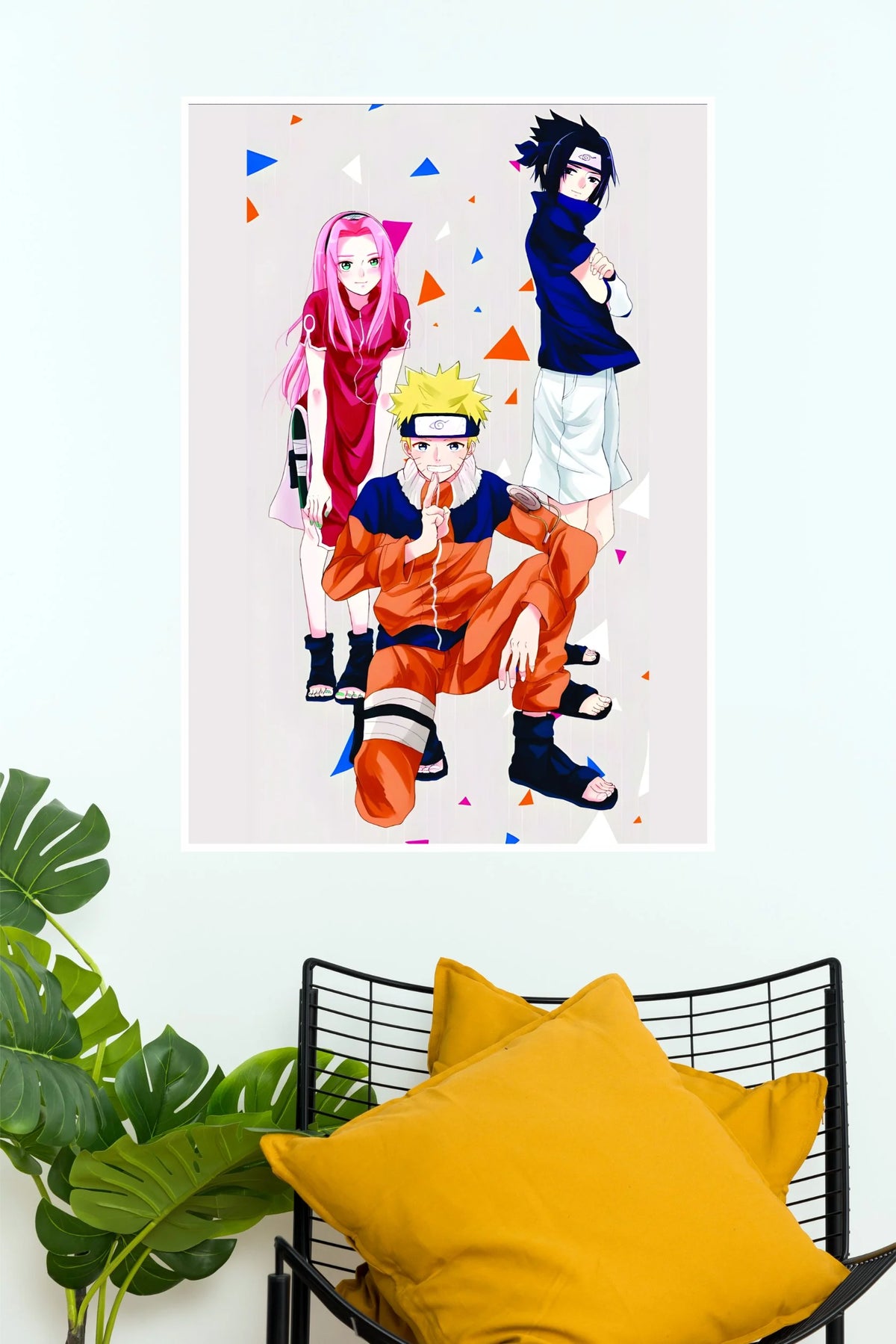 Naruto Team Seven Legendary Ninja Squad Wall Poster  (Anime Posters)