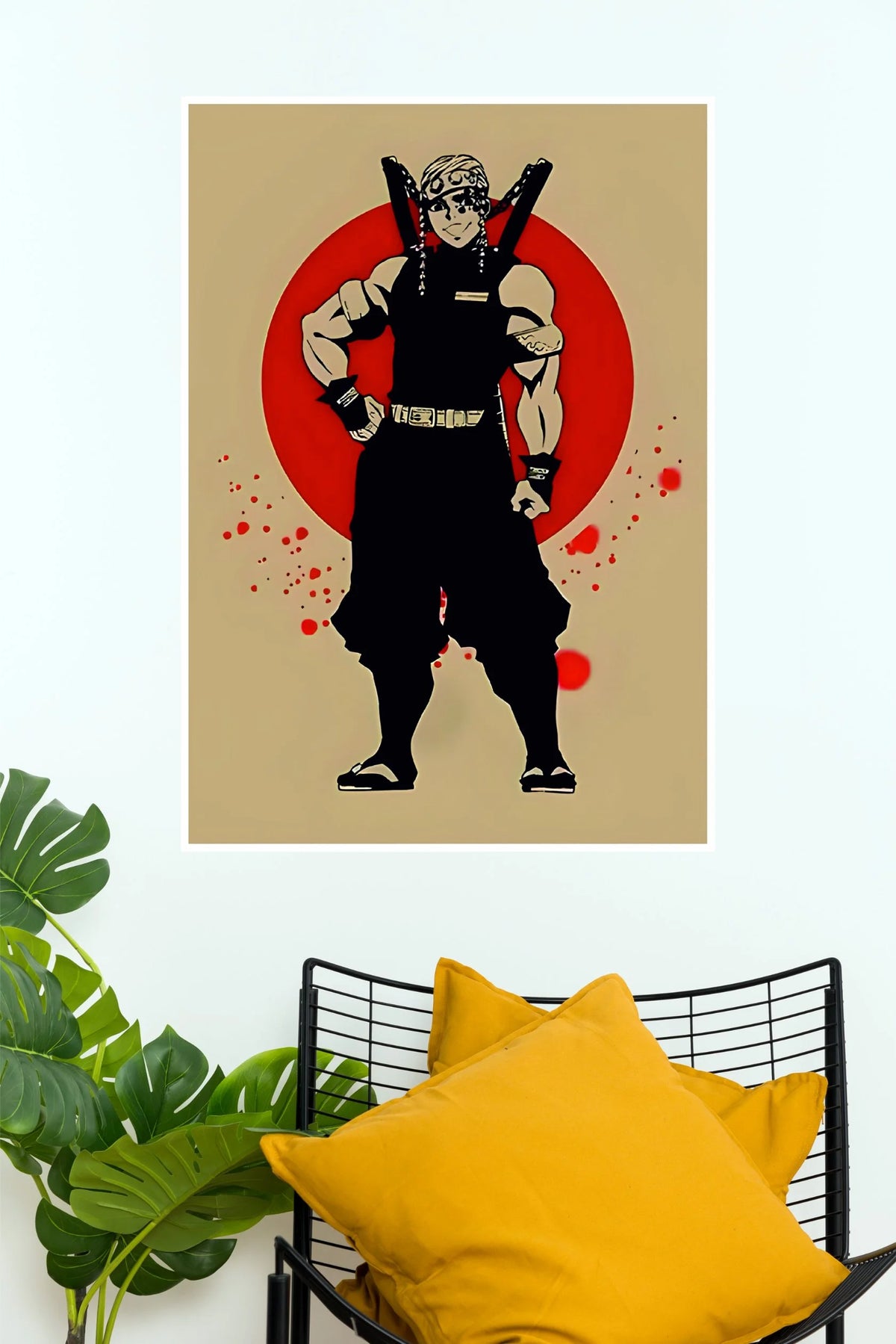 Tengen Uzui Sound Hashira Wall Poster | The Poster Valley
