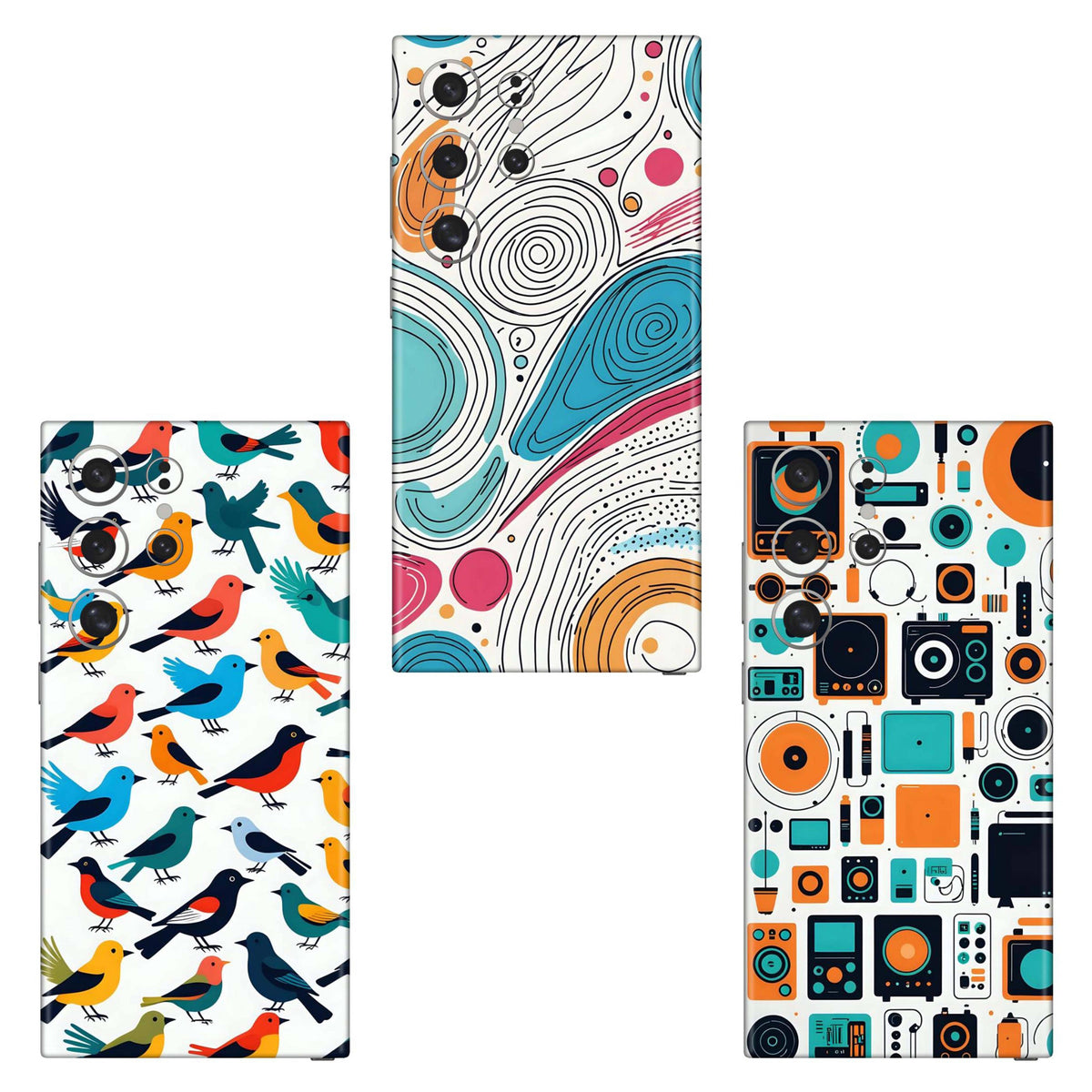Combo 50 Mobile Skin Pack Of 3 Combo