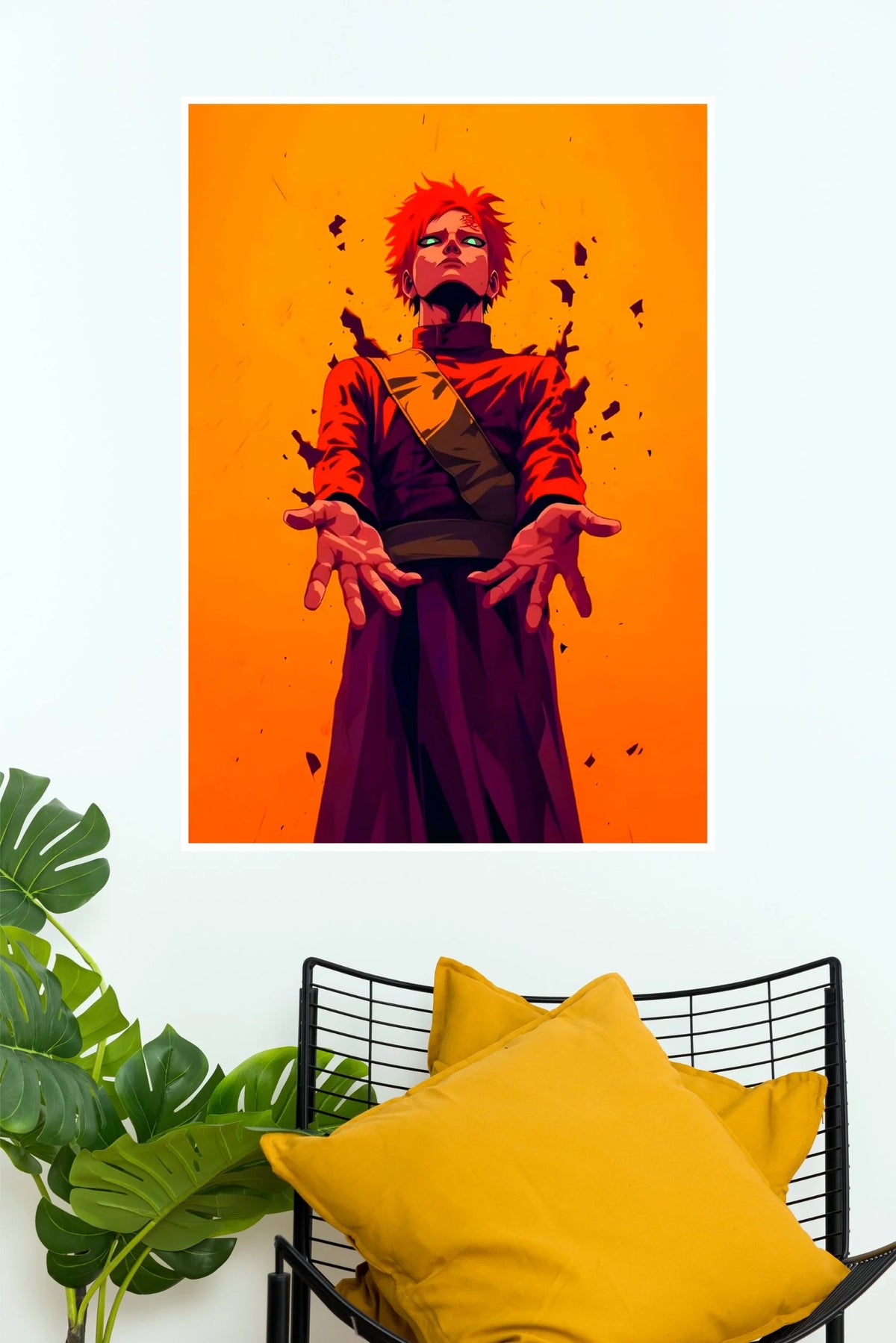 Gaara Sand Guardian Power Wall Poster  (Anime Posters)