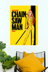 Chainsaw Man Power Yellow Samurai Anime Wall Poster  (Anime Posters)