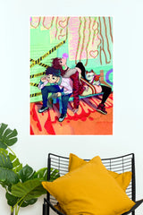 Urban Anime Street Vibes Wall Poster  (Anime Posters)