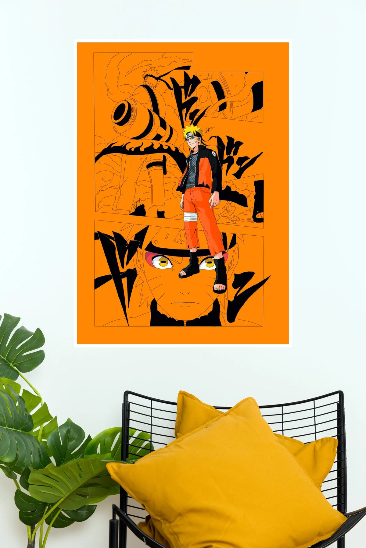 Naruto Uzumaki Orange Manga Edition Wall Poster  (Anime Posters)