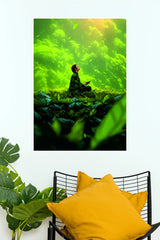 Tanjiro Kamado Whispers of Nature Anime Wall Poster  (Anime Posters)