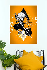 Zenitsu Agatsuma Yellow Flash Reborn Wall Poster (Anime Posters)