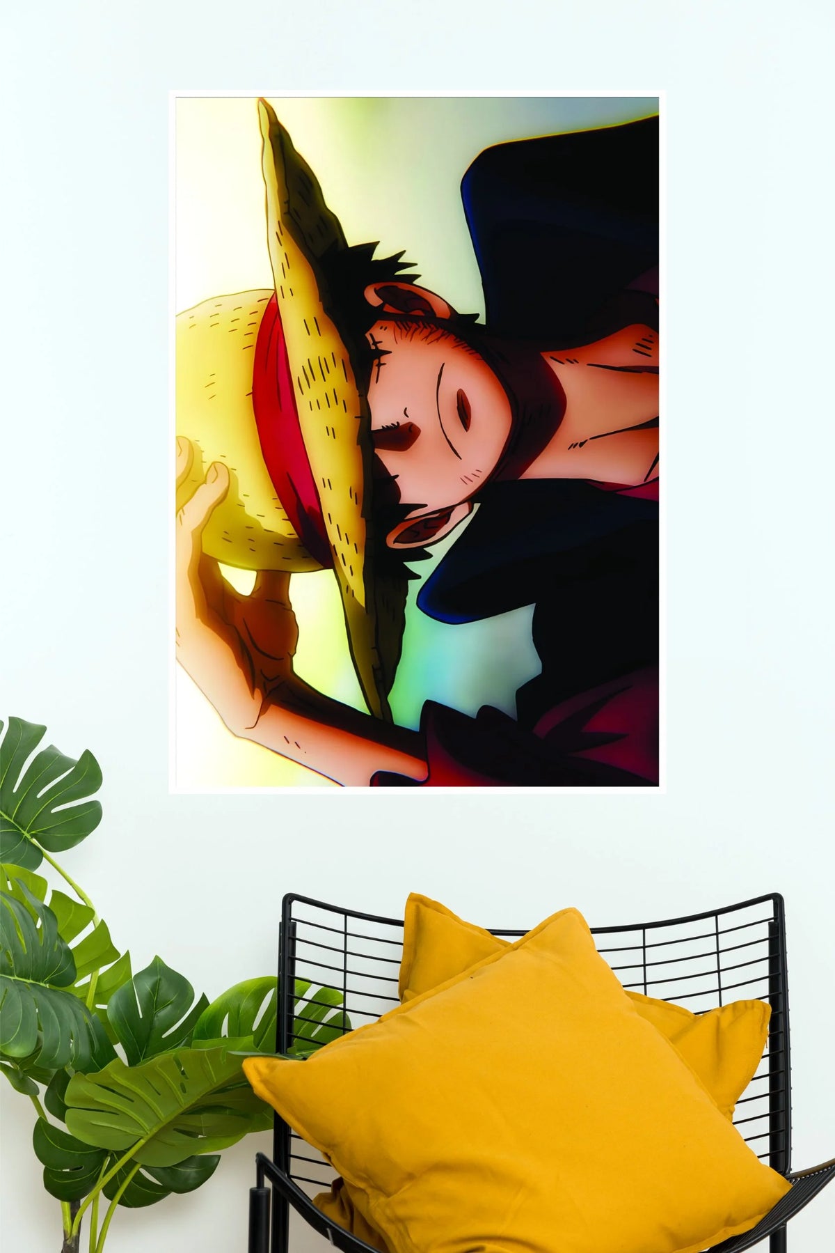 Monkey D. Luffy Peaceful Straw Hat Wall Poster (Anime Posters)