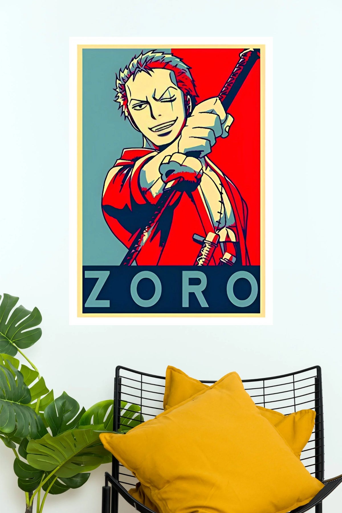 Roronoa Zoro Legendary Swordsman Wall Poster  (Anime Posters)