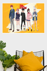 Dandadan Anime Squad Adventure Wall Poster  (Anime Posters)