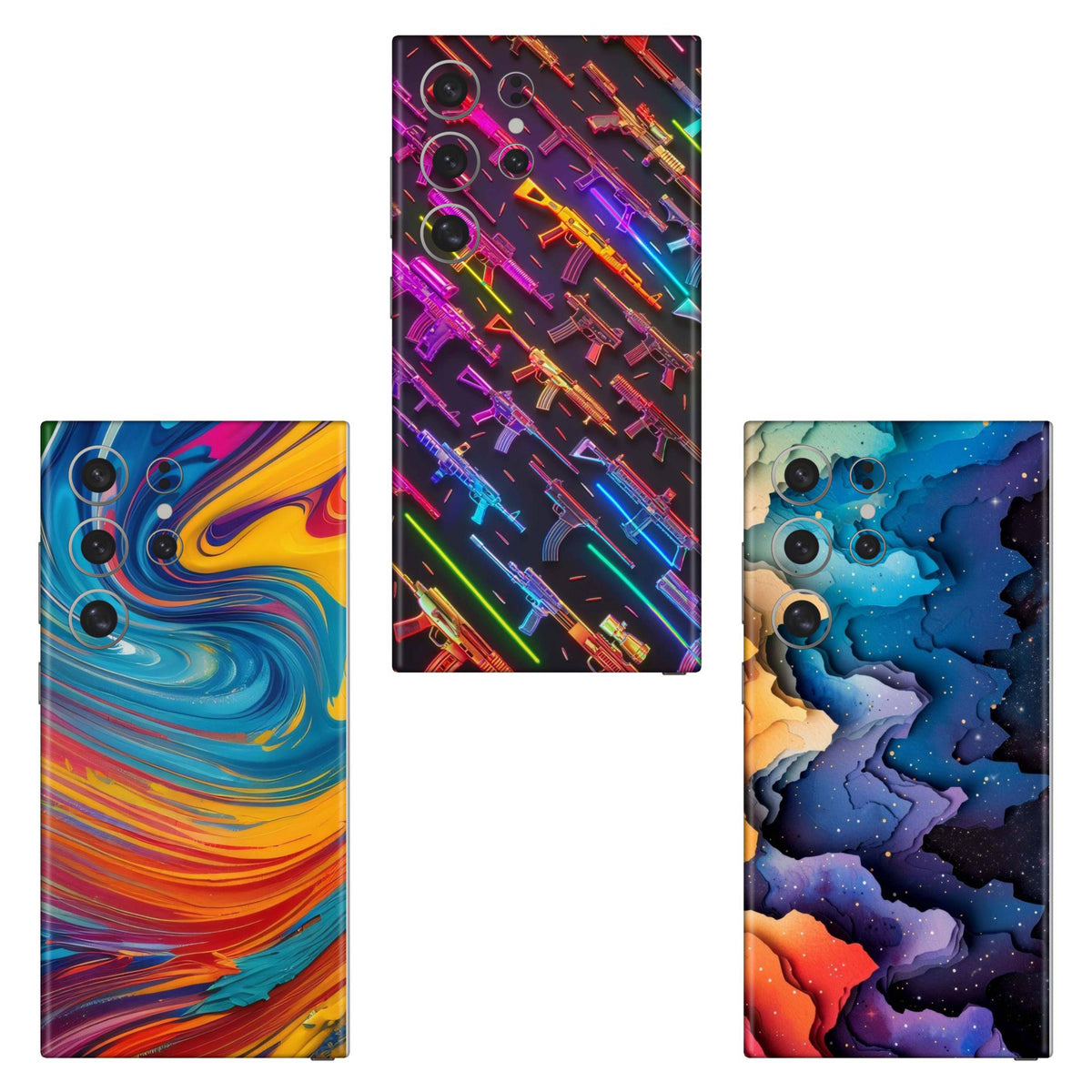 Combo 55 Mobile Skin Pack Of 3 Combo
