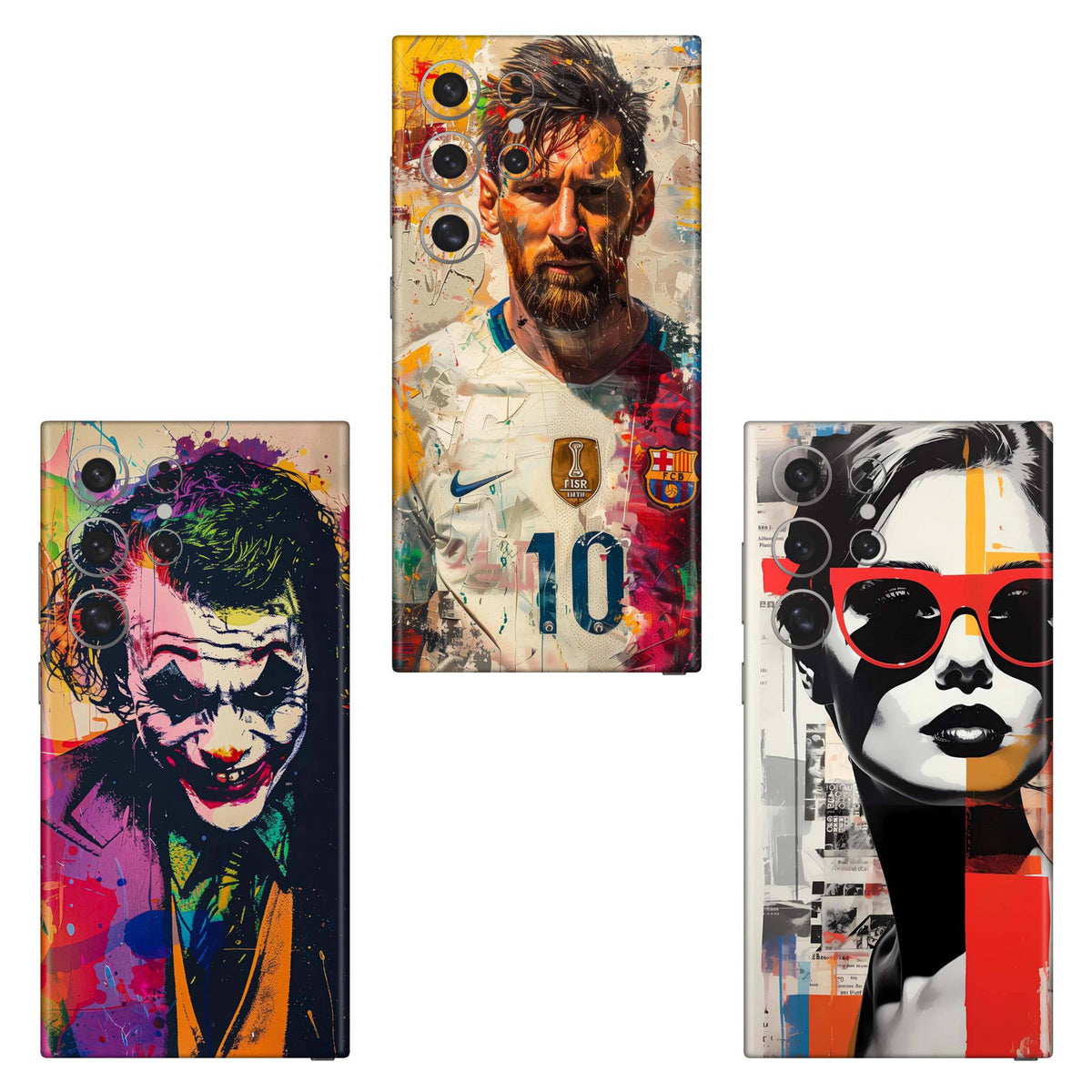 Combo 59 Mobile Skin Pack Of 3 Combo