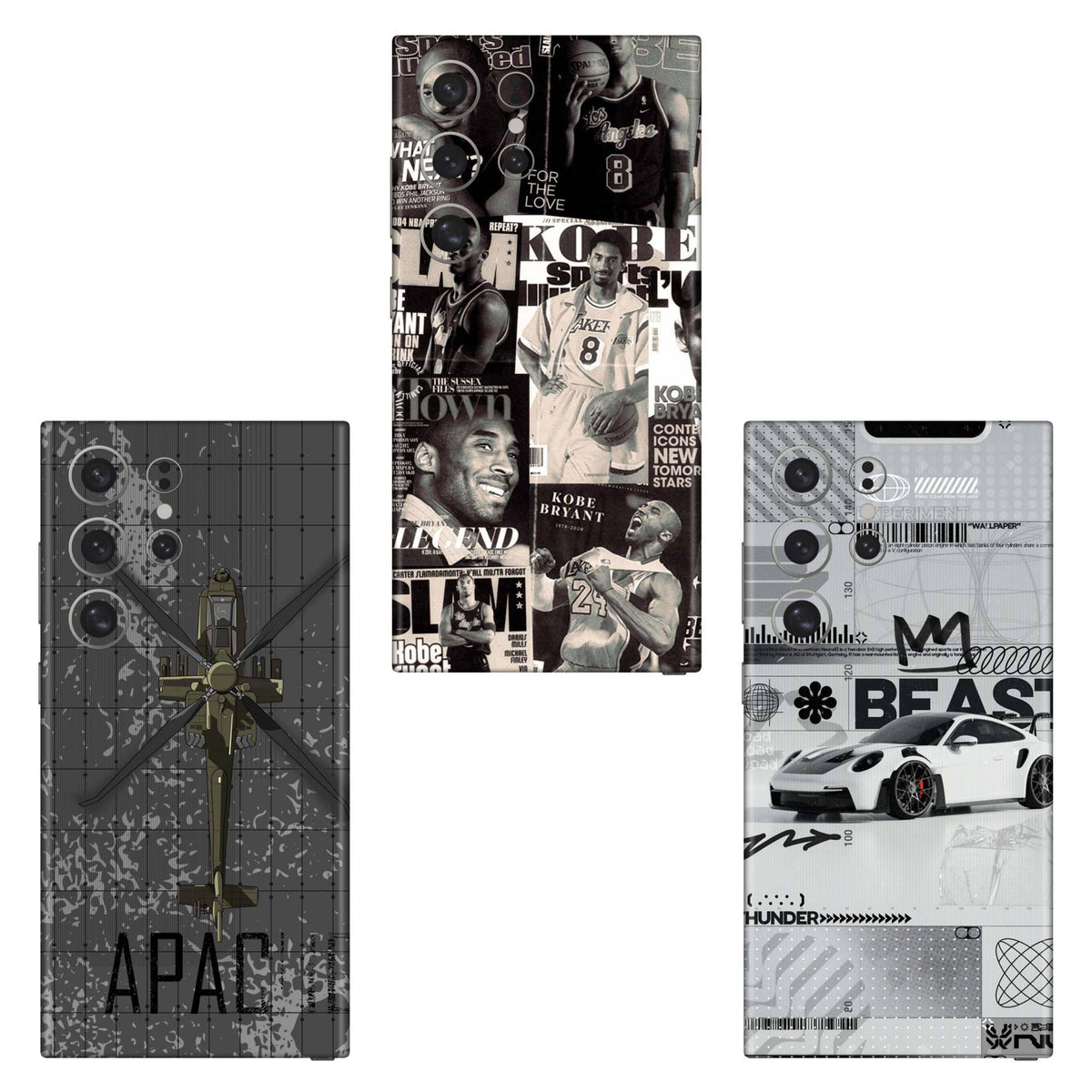 Combo 62 Mobile Skin Pack Of 3 Combo
