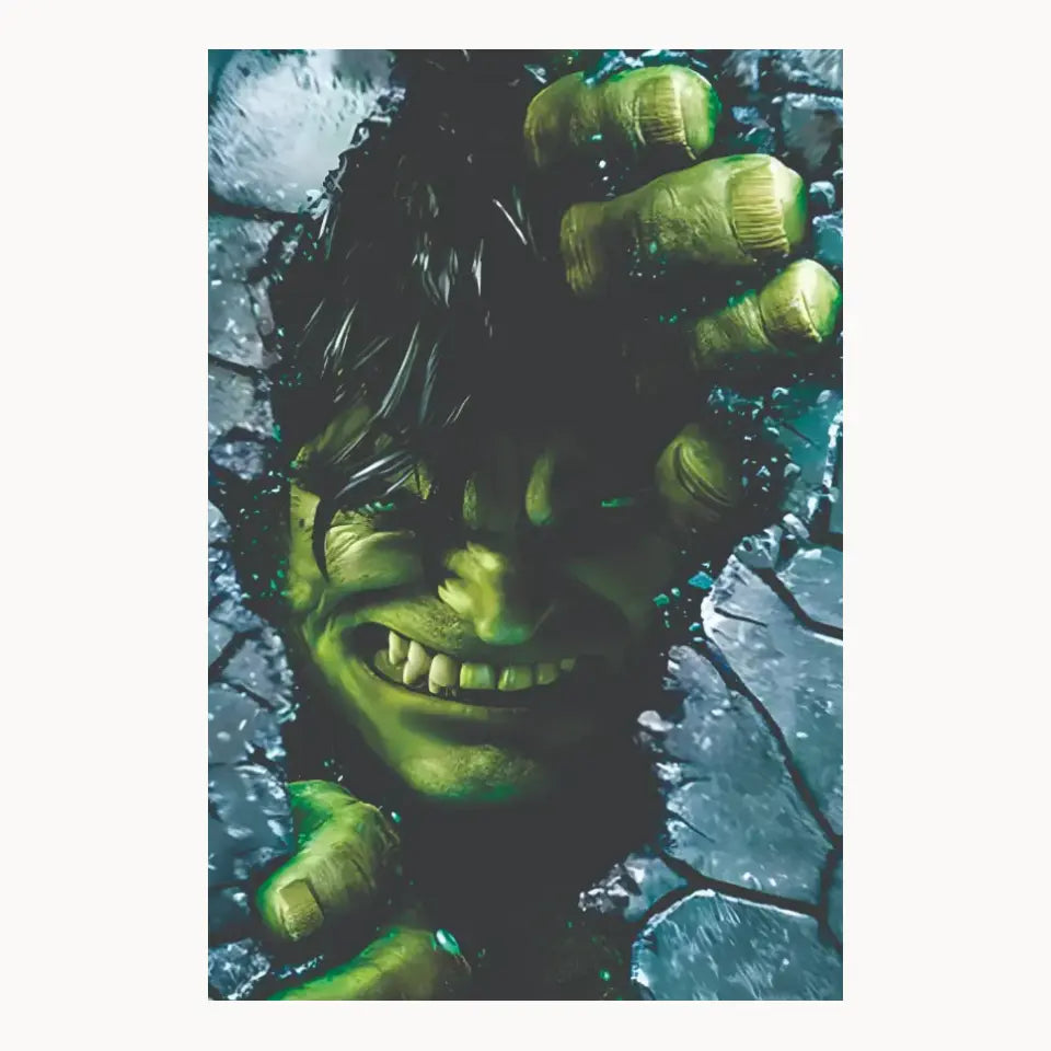 Hulk Metal Poster