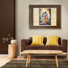 Radha Krishna Metal Poster