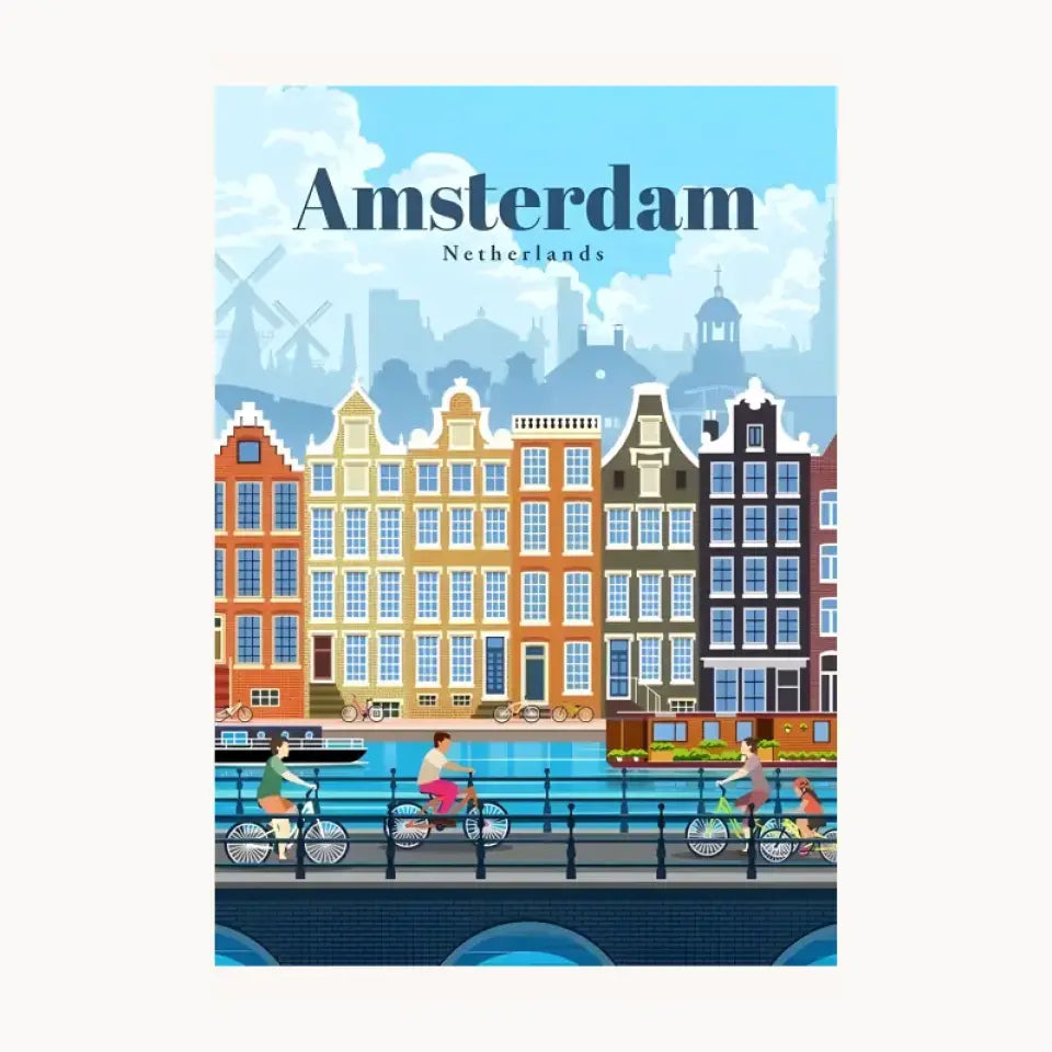 Amsterdam Metal Poster