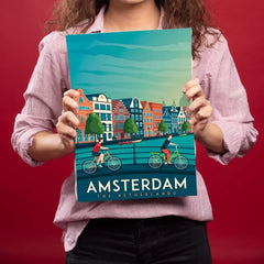 Amsterdam The Nethrlands Metal Poster