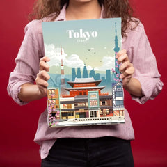 Tokyo Japan Metal Poster