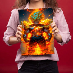 Dragon Ball Fire Metal Poster