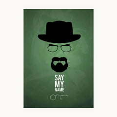 Say My Name Metal Poster