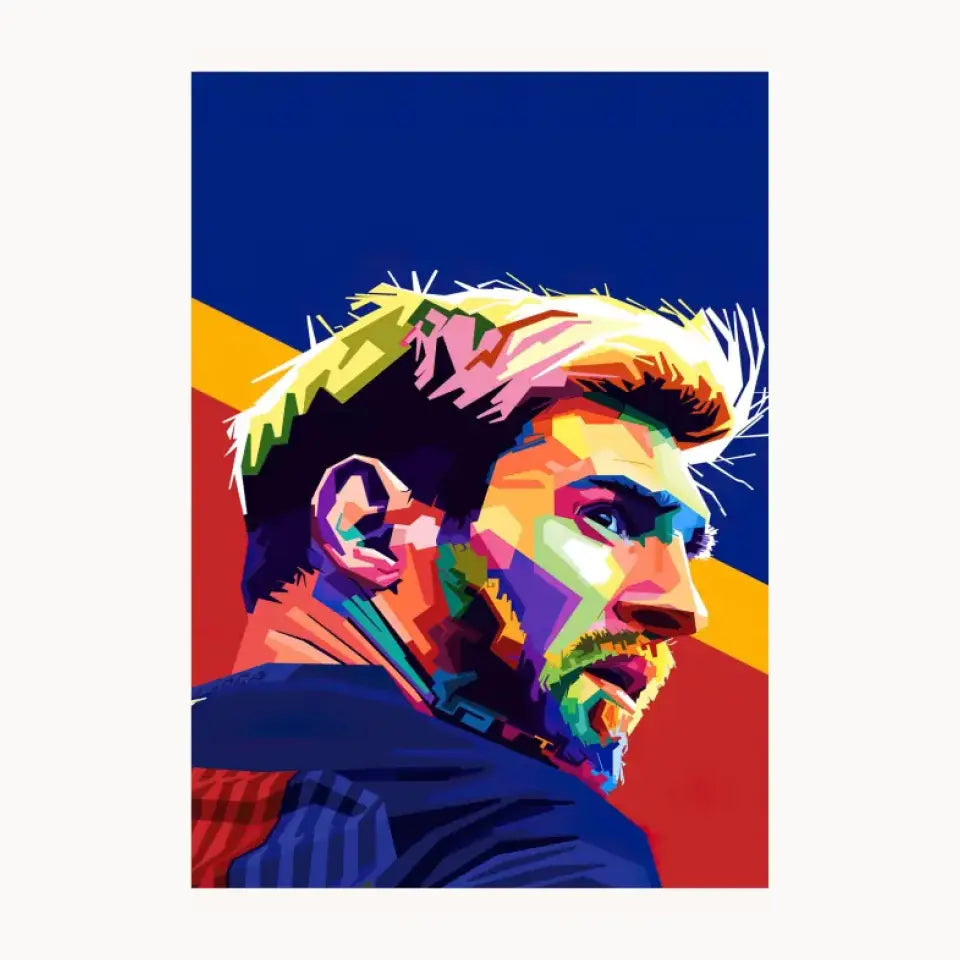 Lionel Andres Messi Metal Poster