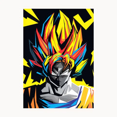 Super Vegito Dragon Ball Metal Poster