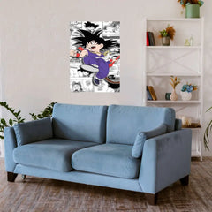 Mini Cartoon Dragon Ball Metal Poster