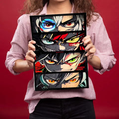 Colour Full Eyes Metal Poster