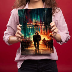 Smart John Wick Metal Poster