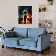 Smart John Wick Metal Poster