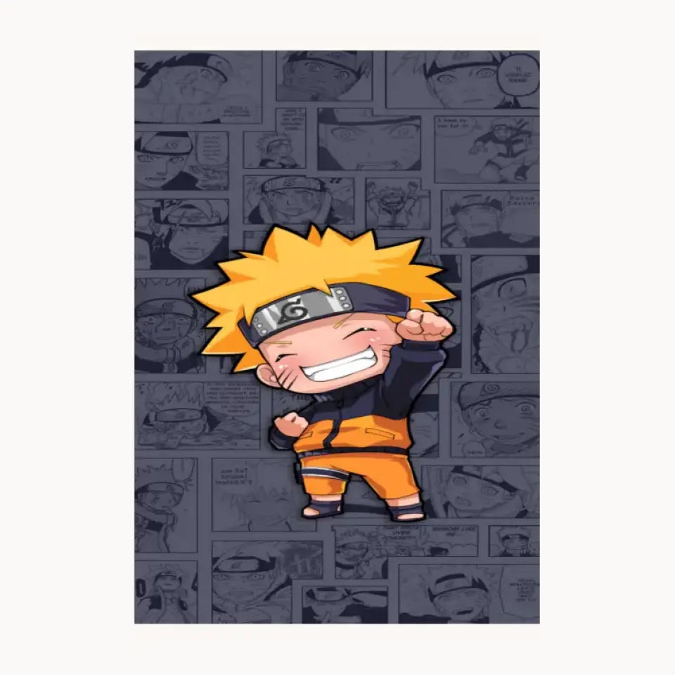 Mini Animations Character Metal Poster