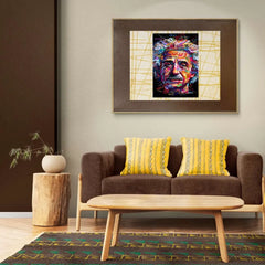 Albert Einstein Metal Poster