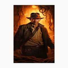 Indiana Jones Metal Poster