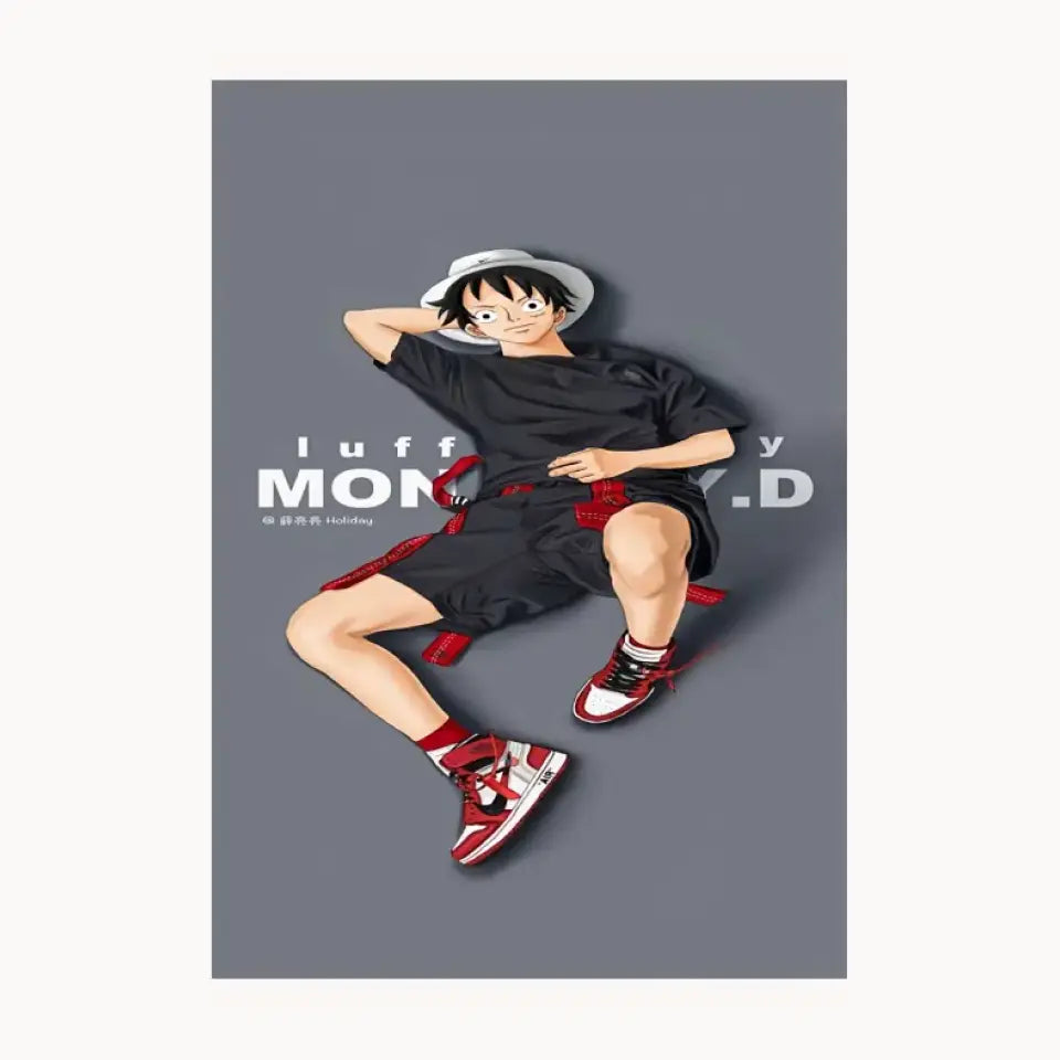 Luffy In Holiday Metal Poster