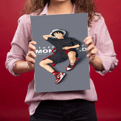 Luffy In Holiday Metal Poster