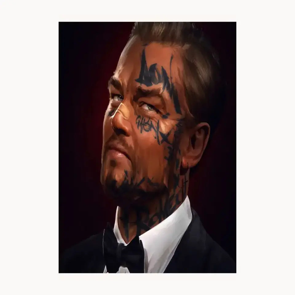Leonardo Dicaprio Metal Poster