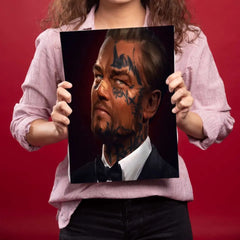Leonardo Dicaprio Metal Poster