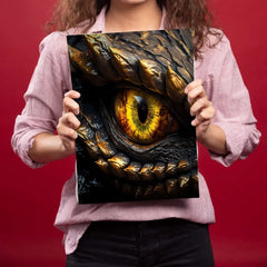 Yellow Eye Metal Poster