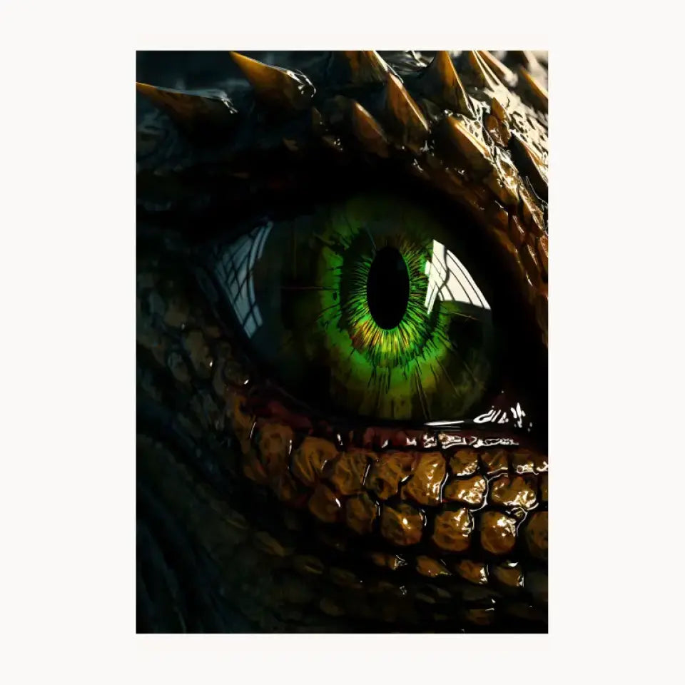 Green Eye Metal Poster