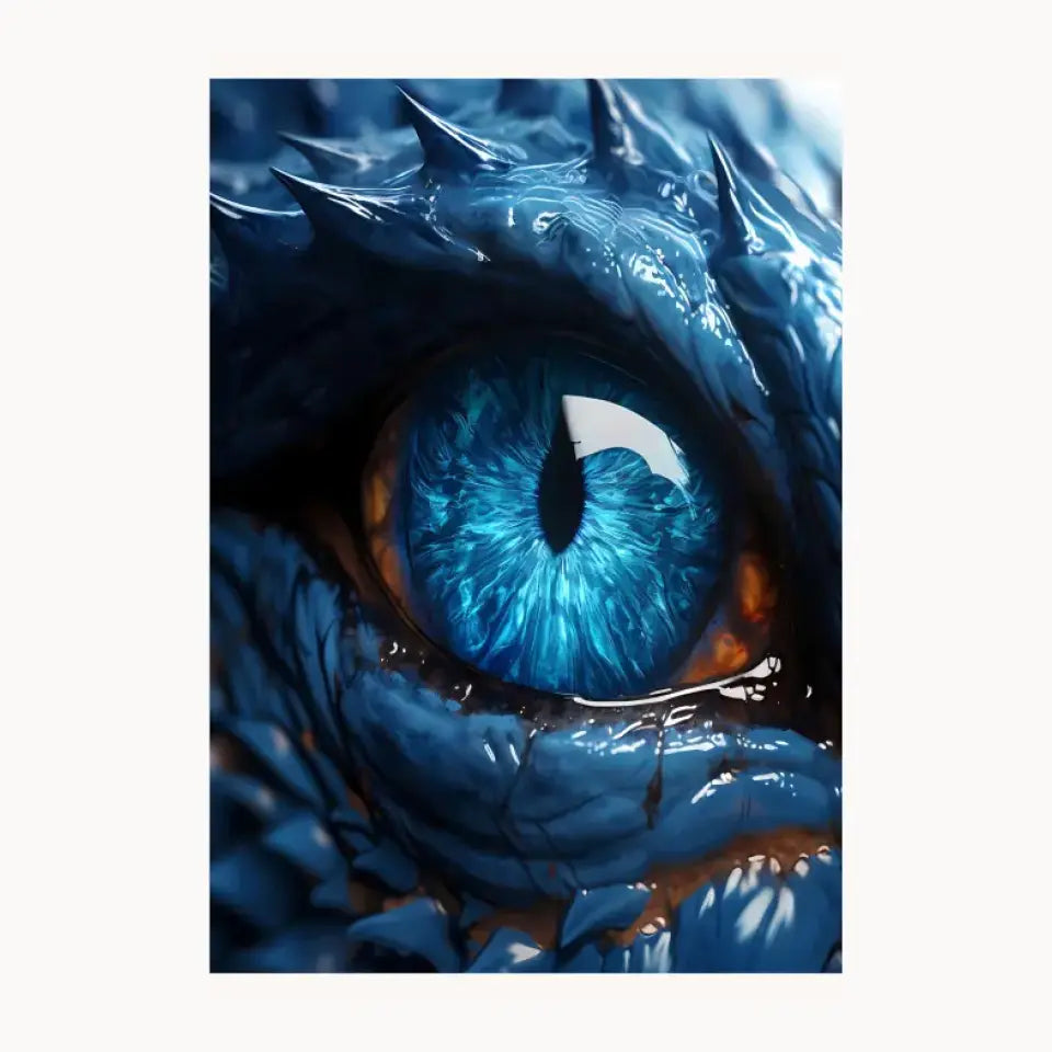 Blue Eye Metal Poster