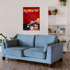 Naruto Metal Poster