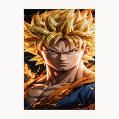 Strong Dragon Ball Metal Poster