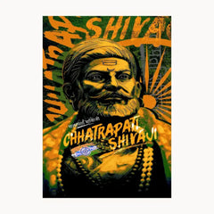 Chhatrapati Shivaji Metal Poster