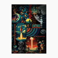 Future Efutur Metal Poster