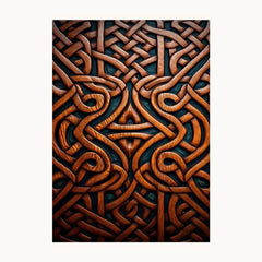 Wooden Art Metal Poster