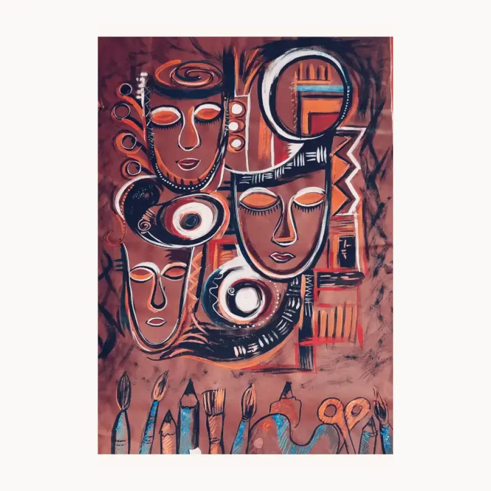 Painting Art Metal Poster