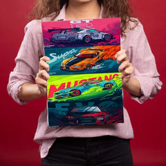 Sports Cars Metal Poster