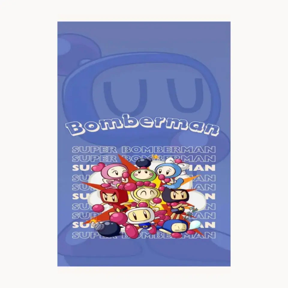 Super Bomberman Metal Poster