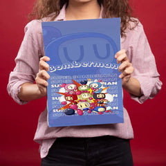 Super Bomberman Metal Poster