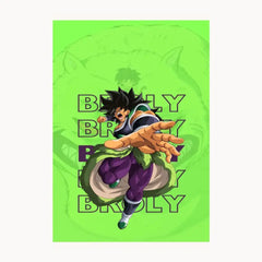 Broly Metal Poster